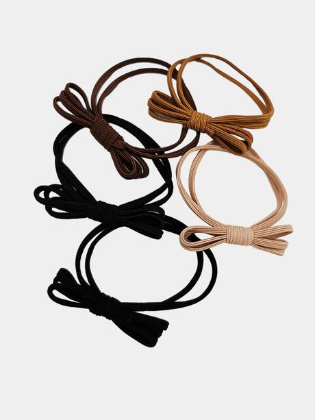 Gumki do włosów z kokardkami