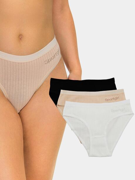 Bawełniane majtki 3-pak