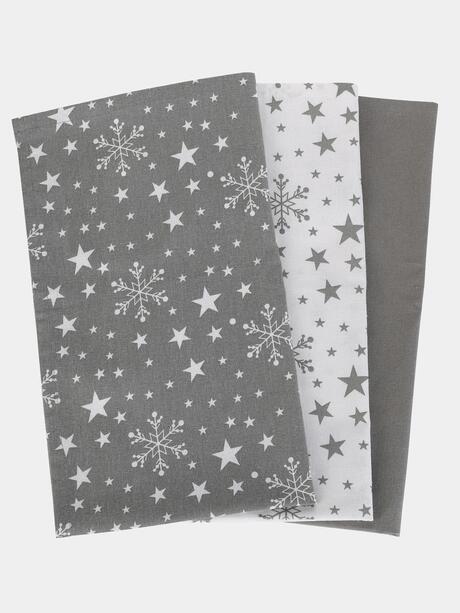 Świąteczny zestaw ręczników kuchennych w koszyczku 3-pak