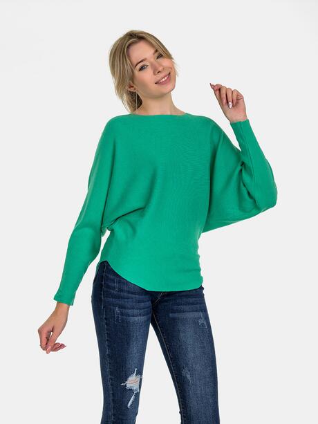 Sweter z ozdobnymi plecami