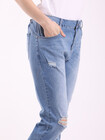 Spodnie damskie jeansowe plus size