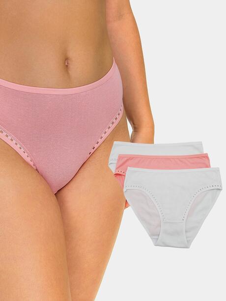 Majtki bawełniane plus size 3-pak