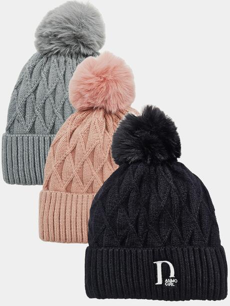 Czapka zimowa z pomponem