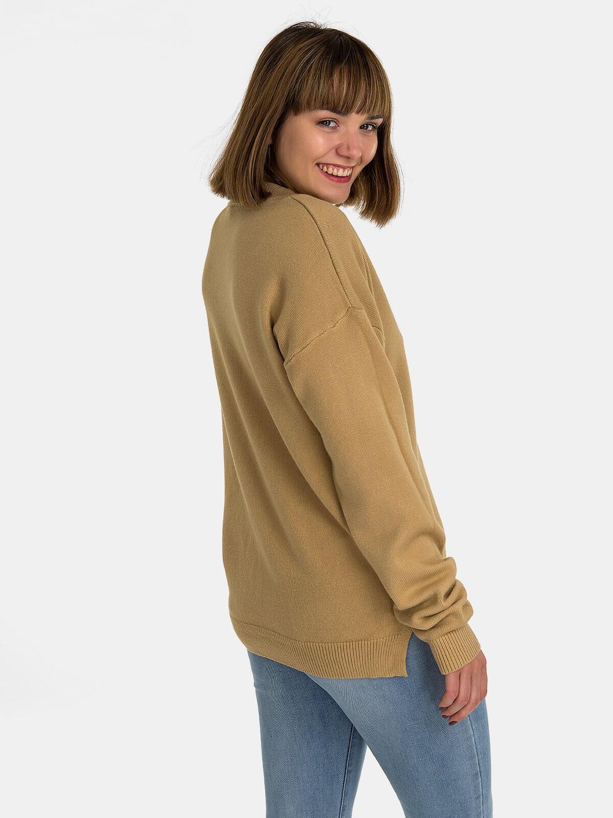 Gładki sweter
