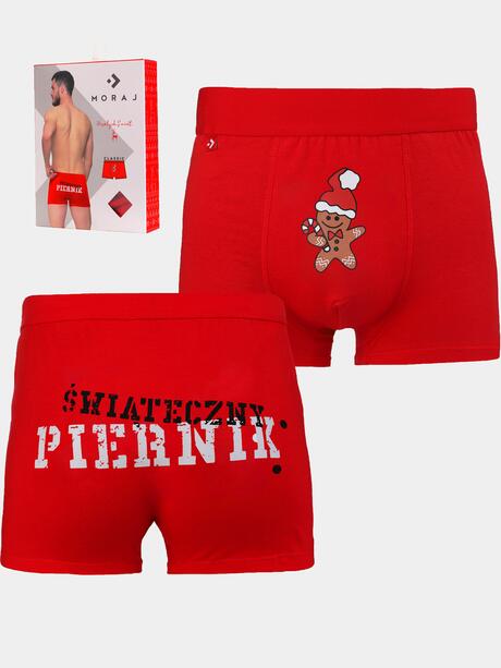 Bokserki męskie Świąteczny Piernik zabawne na prezent