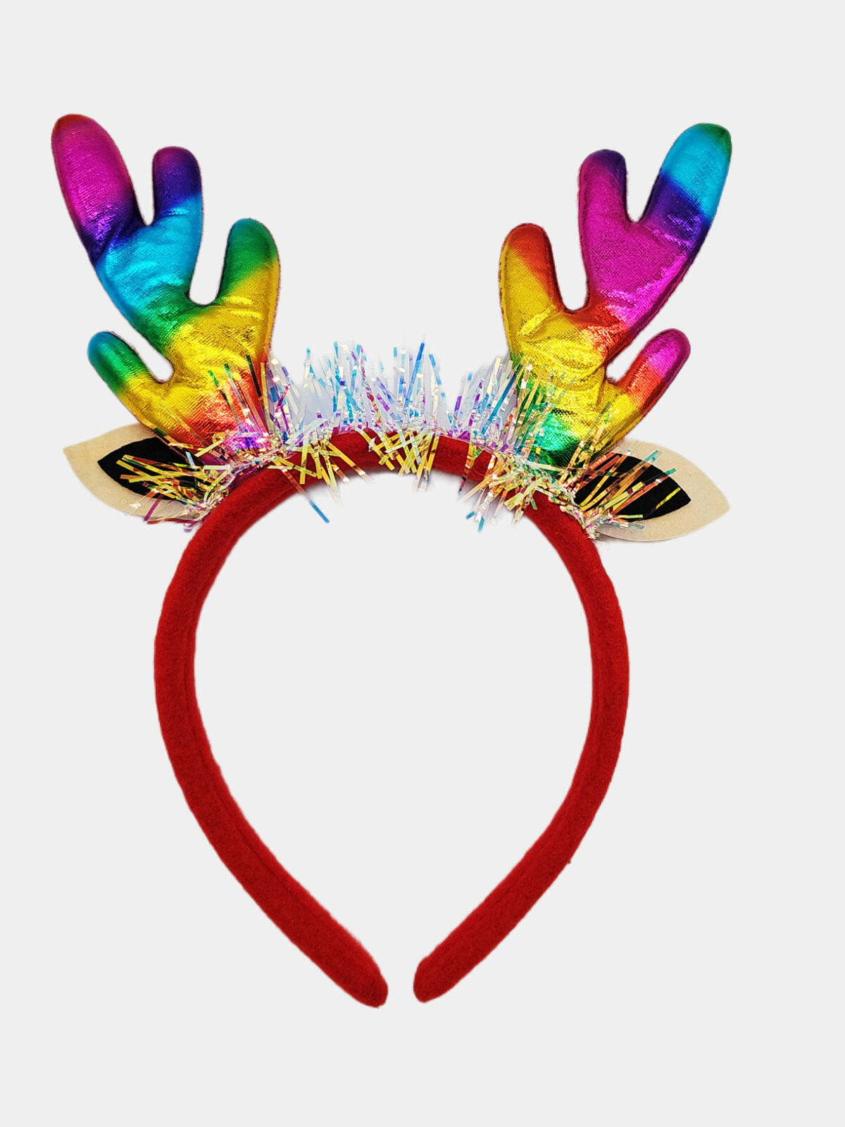 Świąteczna opaska rogi renifera