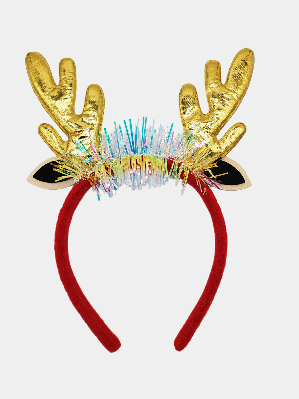 Świąteczna opaska rogi renifera