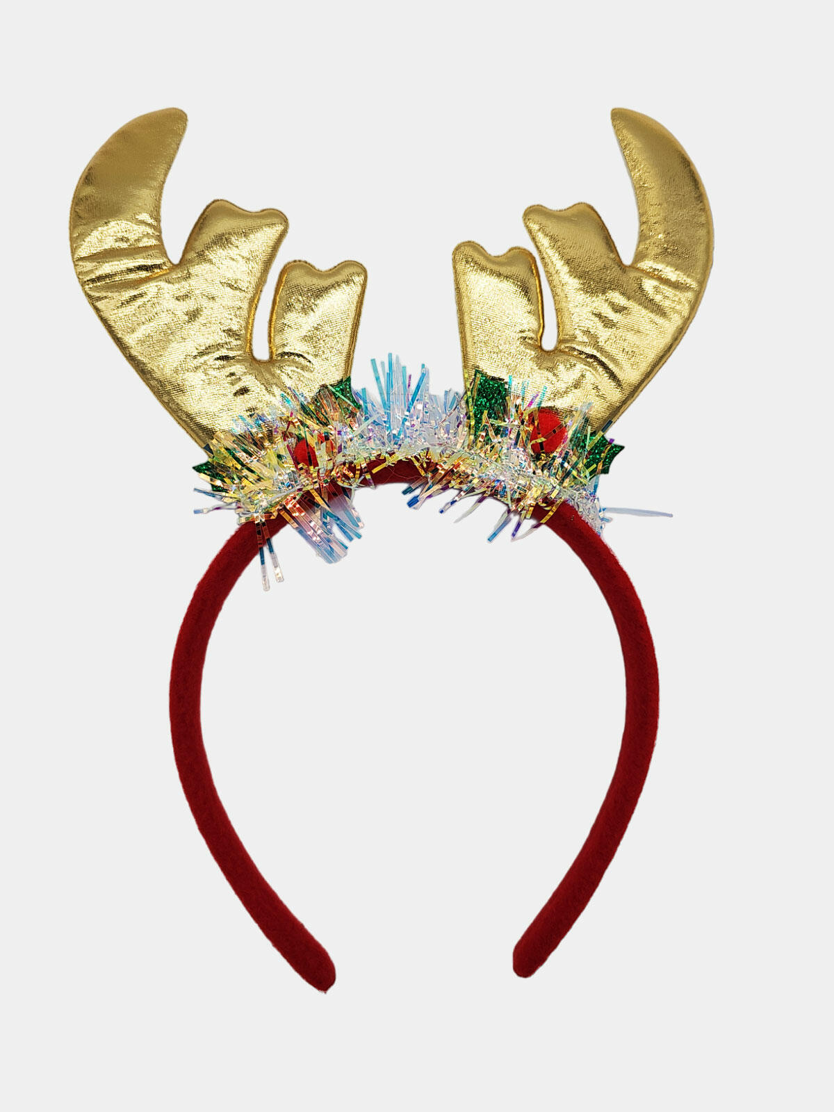 Świąteczna opaska rogi renifera