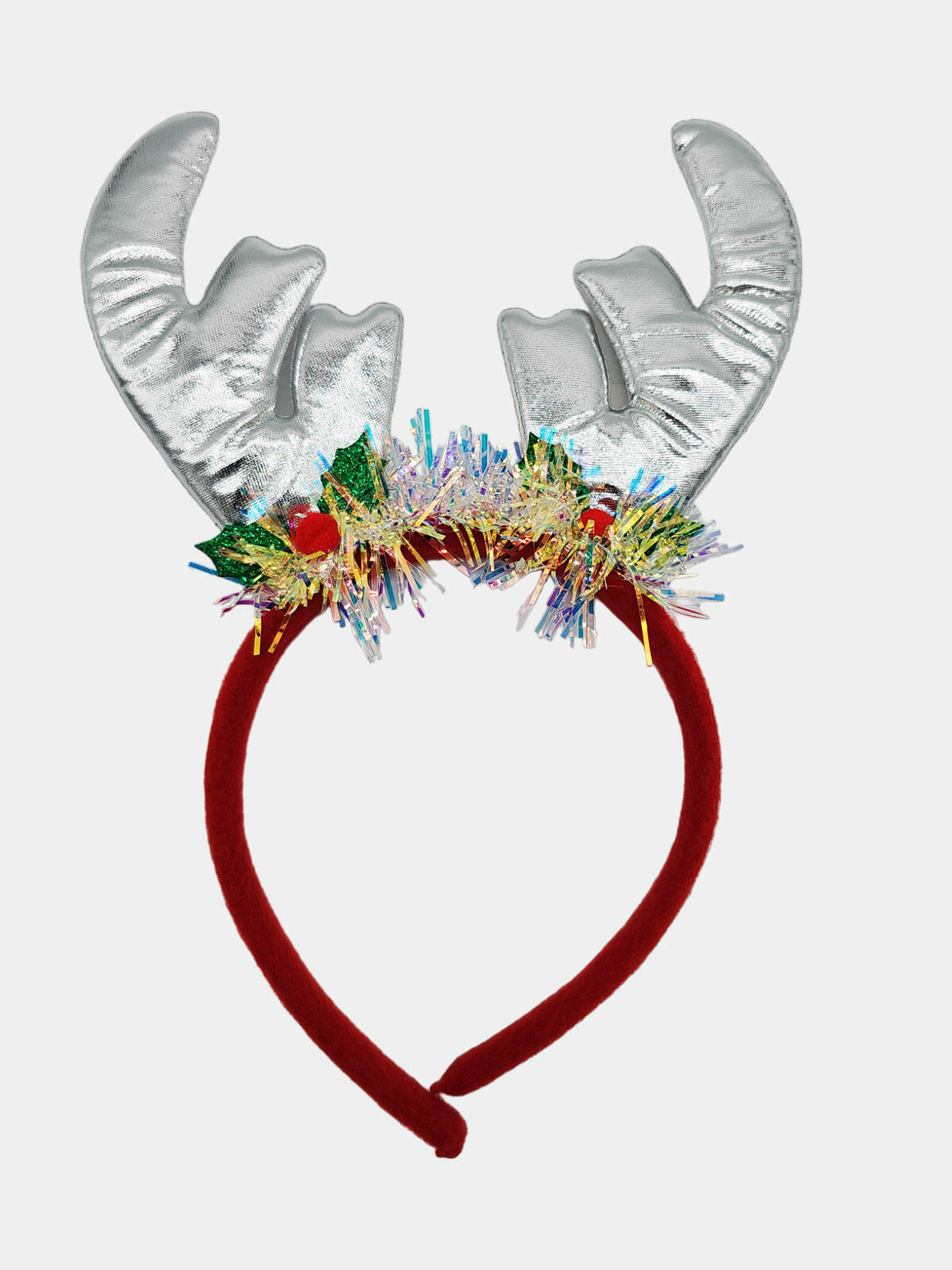 Świąteczna opaska rogi renifera