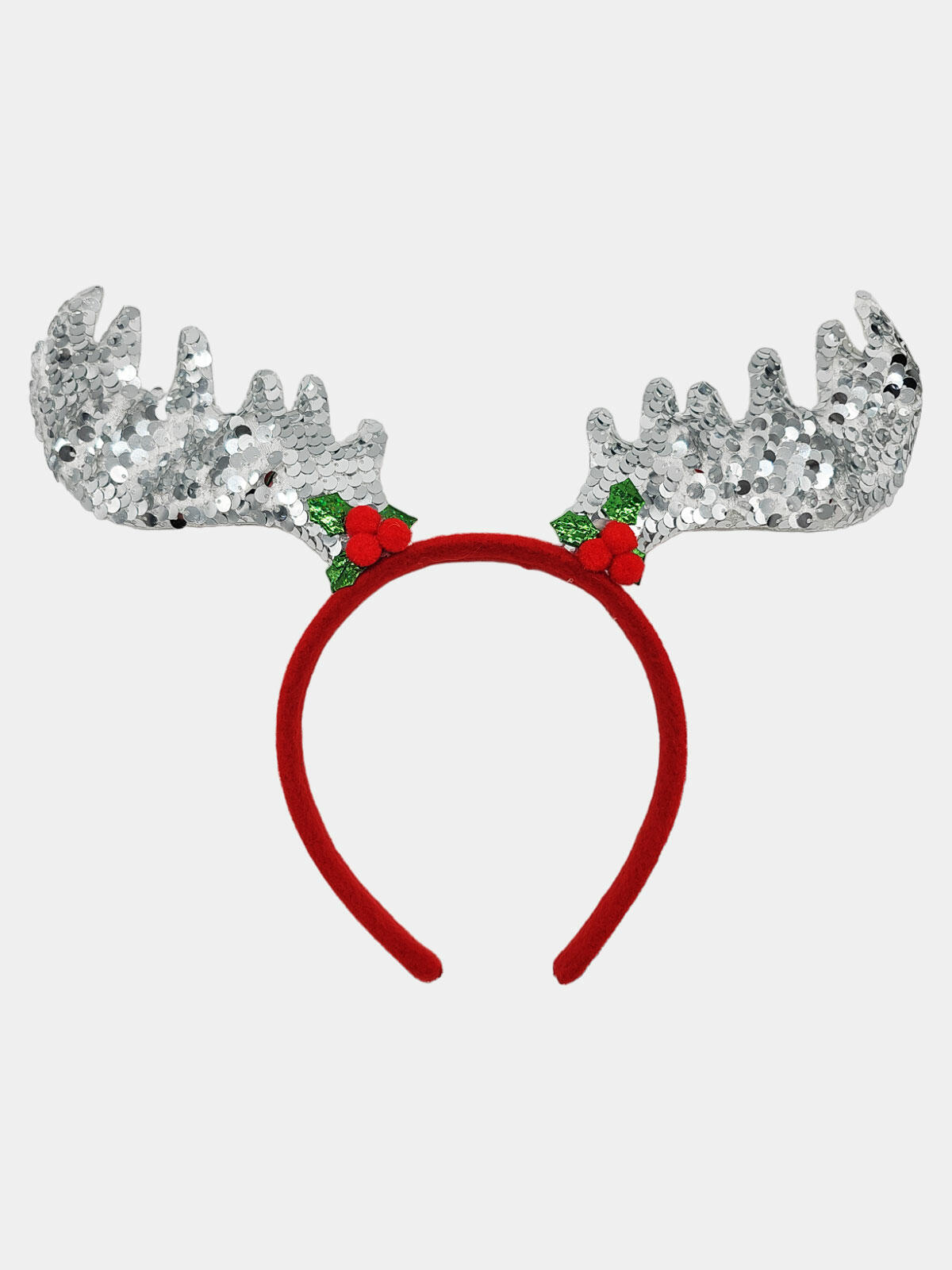 Świąteczna opaska rogi renifera