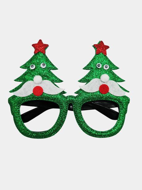Świąteczne okulary choinki
