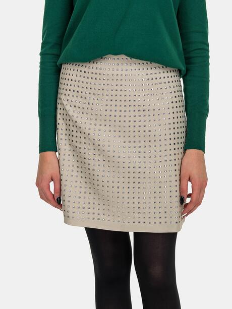 Spódnica mini z ozdobami