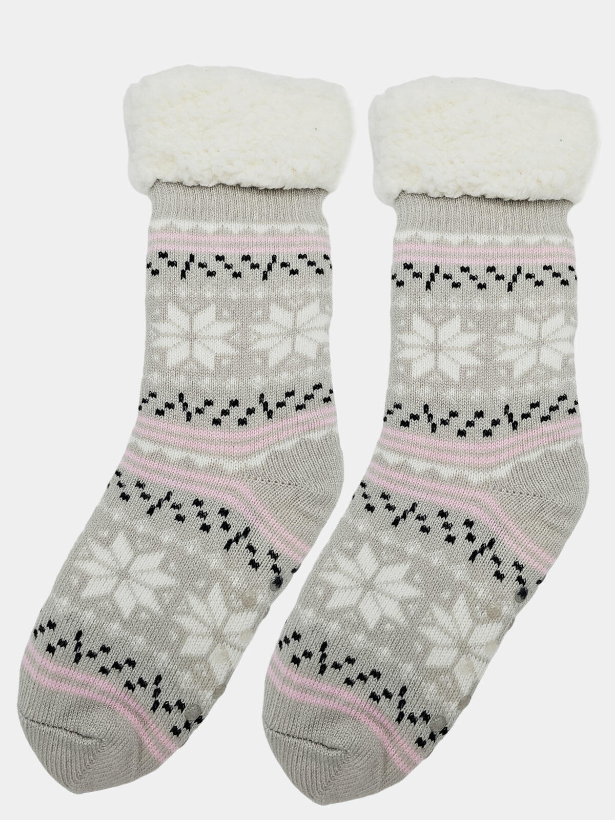 Ciepłe skarpety damskie bambosze norweski wzór