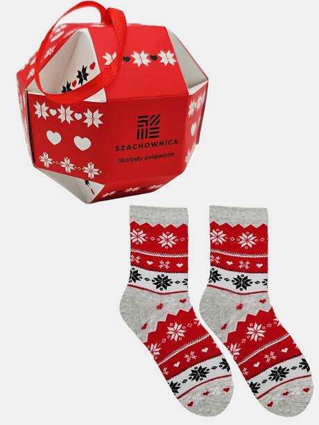 Świąteczne skarpetki bombka 35-38