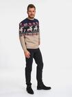 Sweter z norweskim wzorem