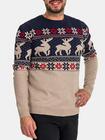 Sweter z norweskim wzorem