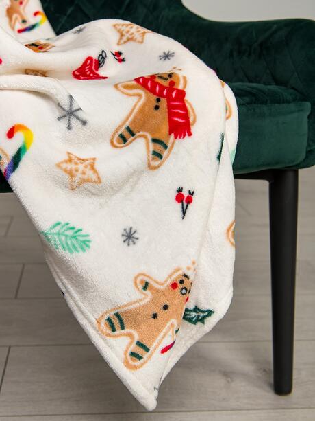 Świąteczny koc w pierniki