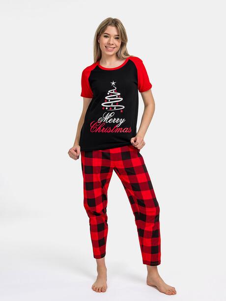 Piżama świąteczna damska