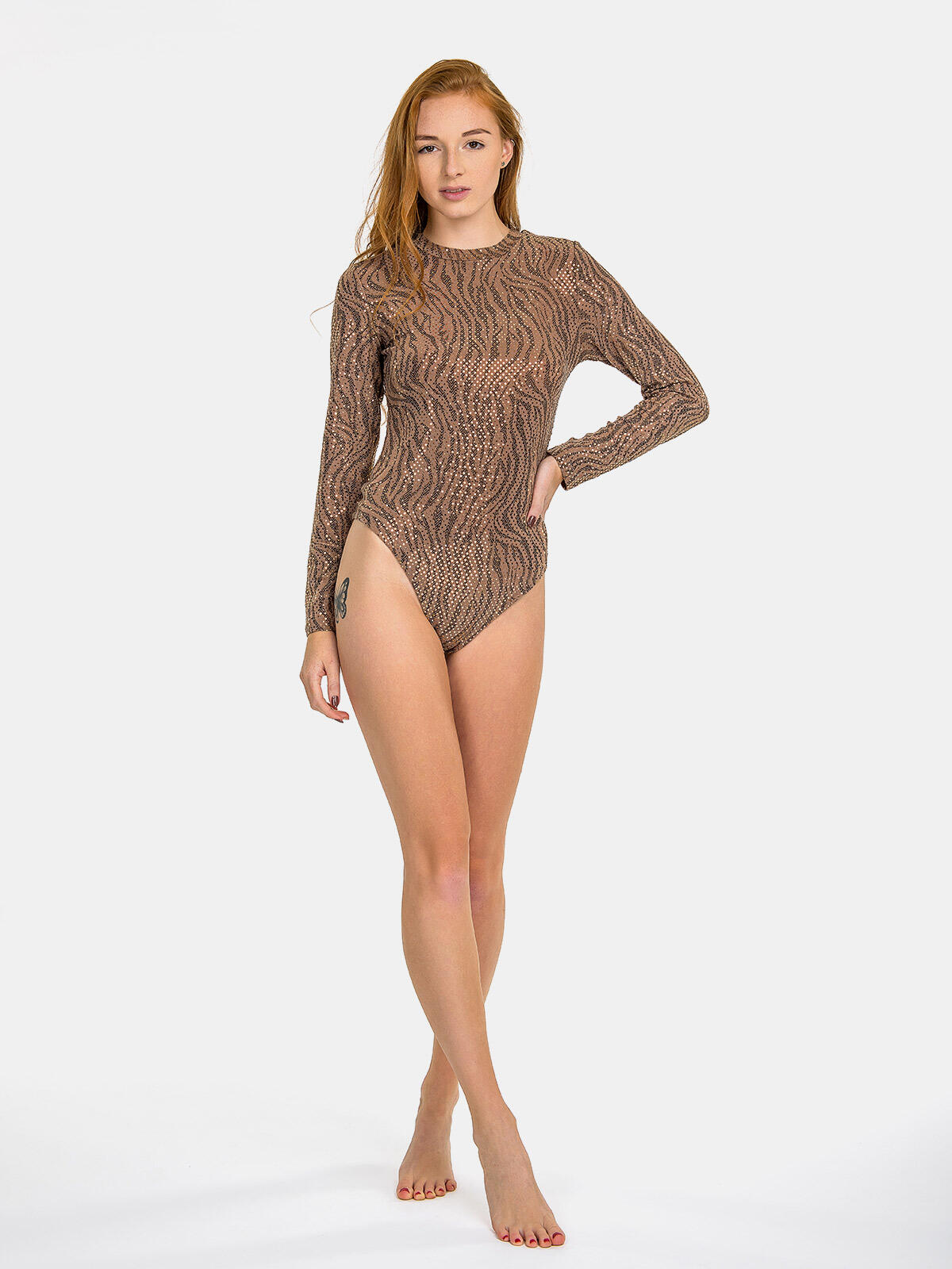 Body z błyszczącego materiału