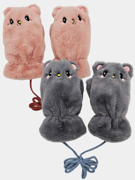 Pluszowe rękawiczki