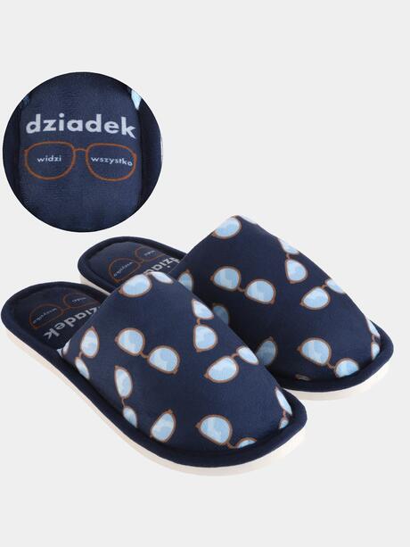 Prezentowe kapcie męskie Dzień Dziadka