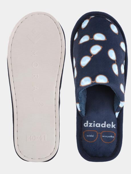 Prezentowe kapcie męskie Dzień Dziadka