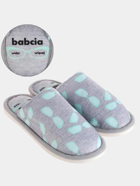 Prezentowe kapcie damskie Dzień Babci