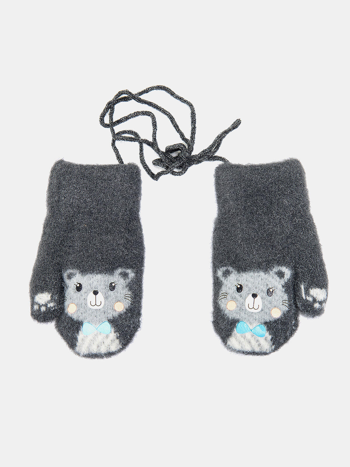 Rękawiczki jednopalcowe na sznurku