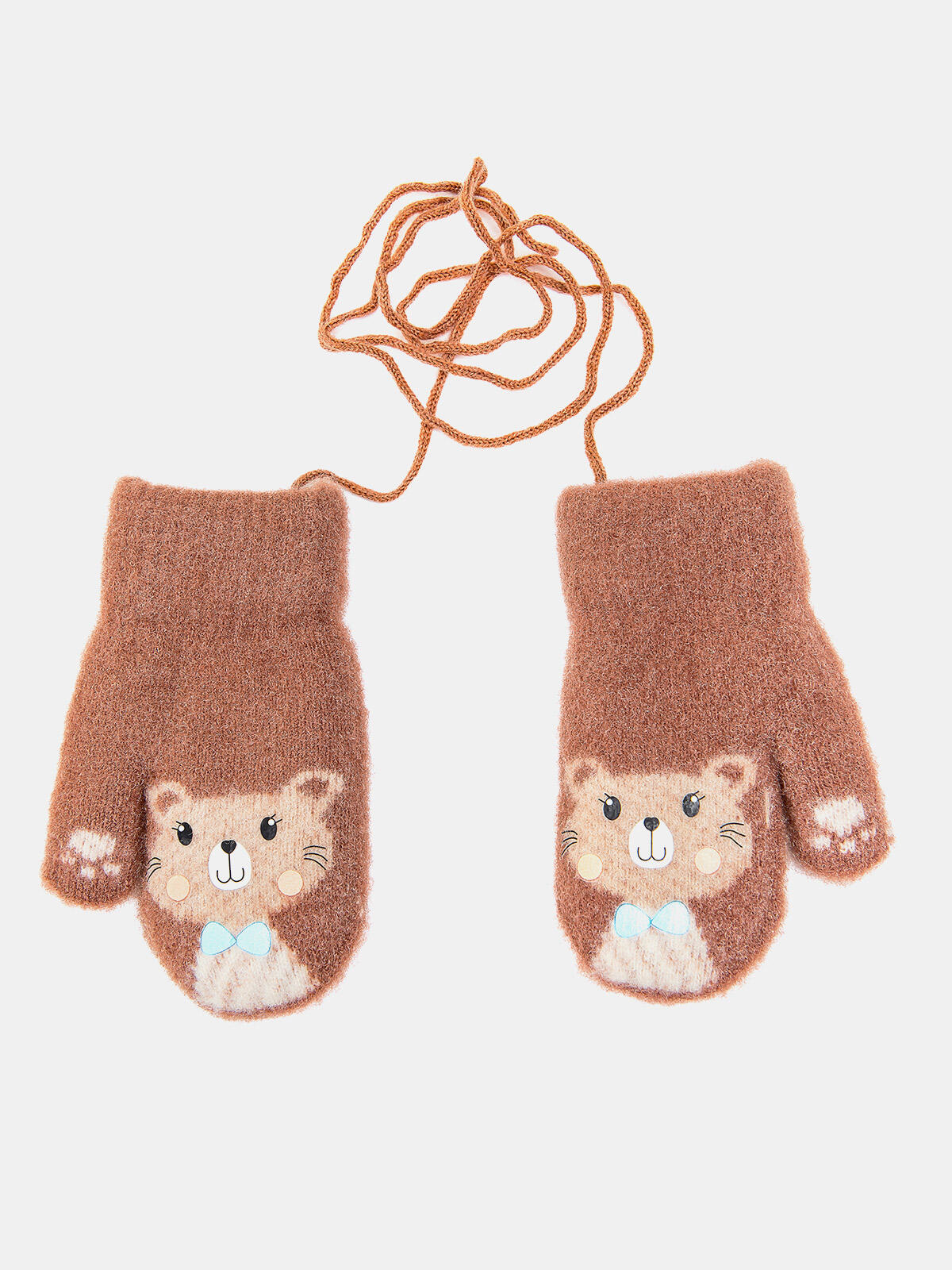 Rękawiczki jednopalcowe na sznurku