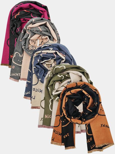 Elegancki szalik młodzieżowy