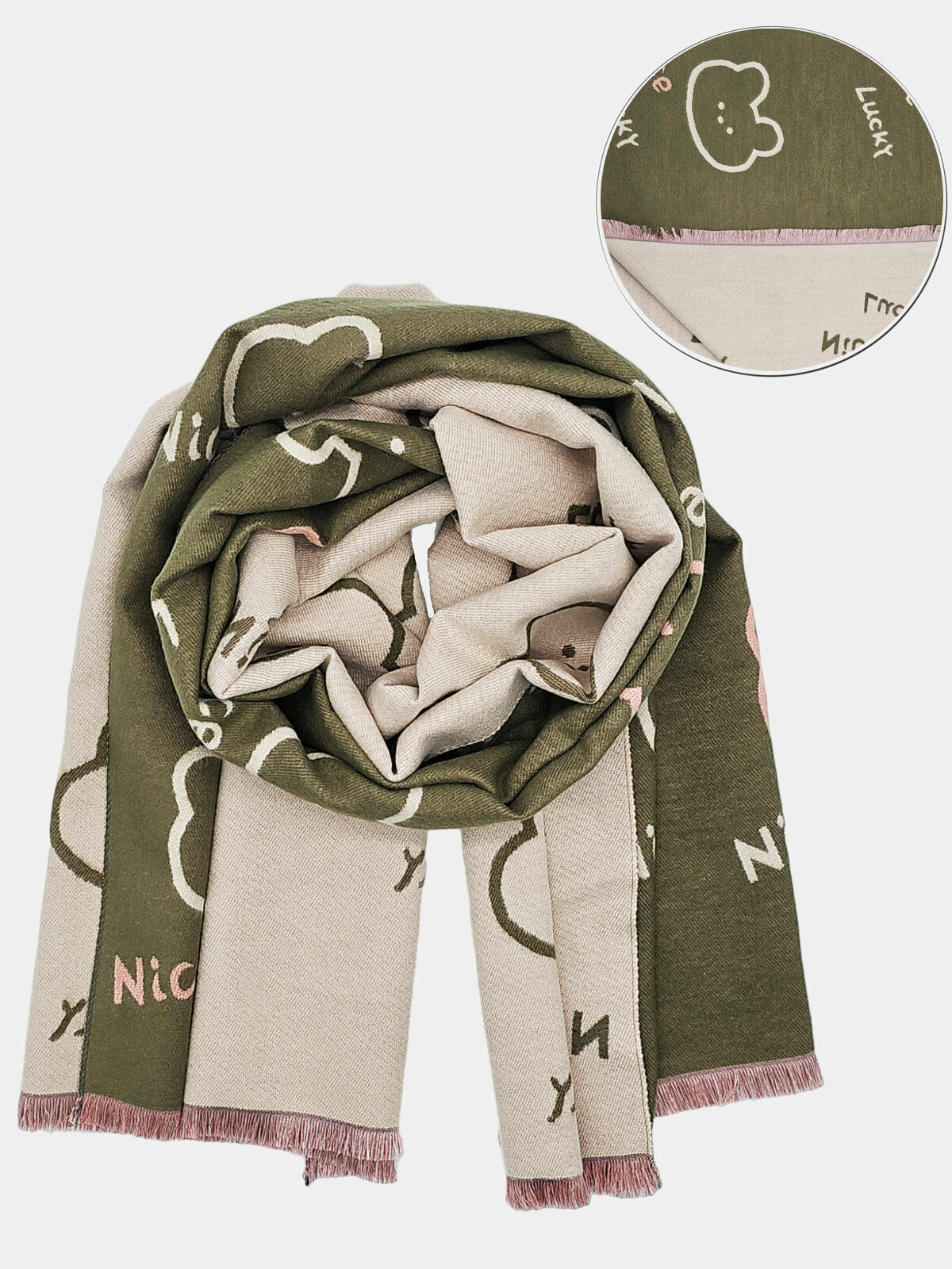 Elegancki szalik młodzieżowy