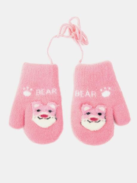 Rękawiczki jednopalcowe ze sznurkiem