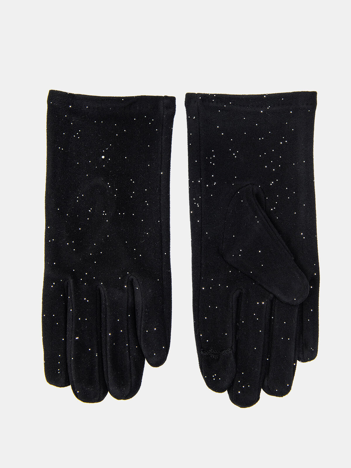 Rękawiczki z brokatem