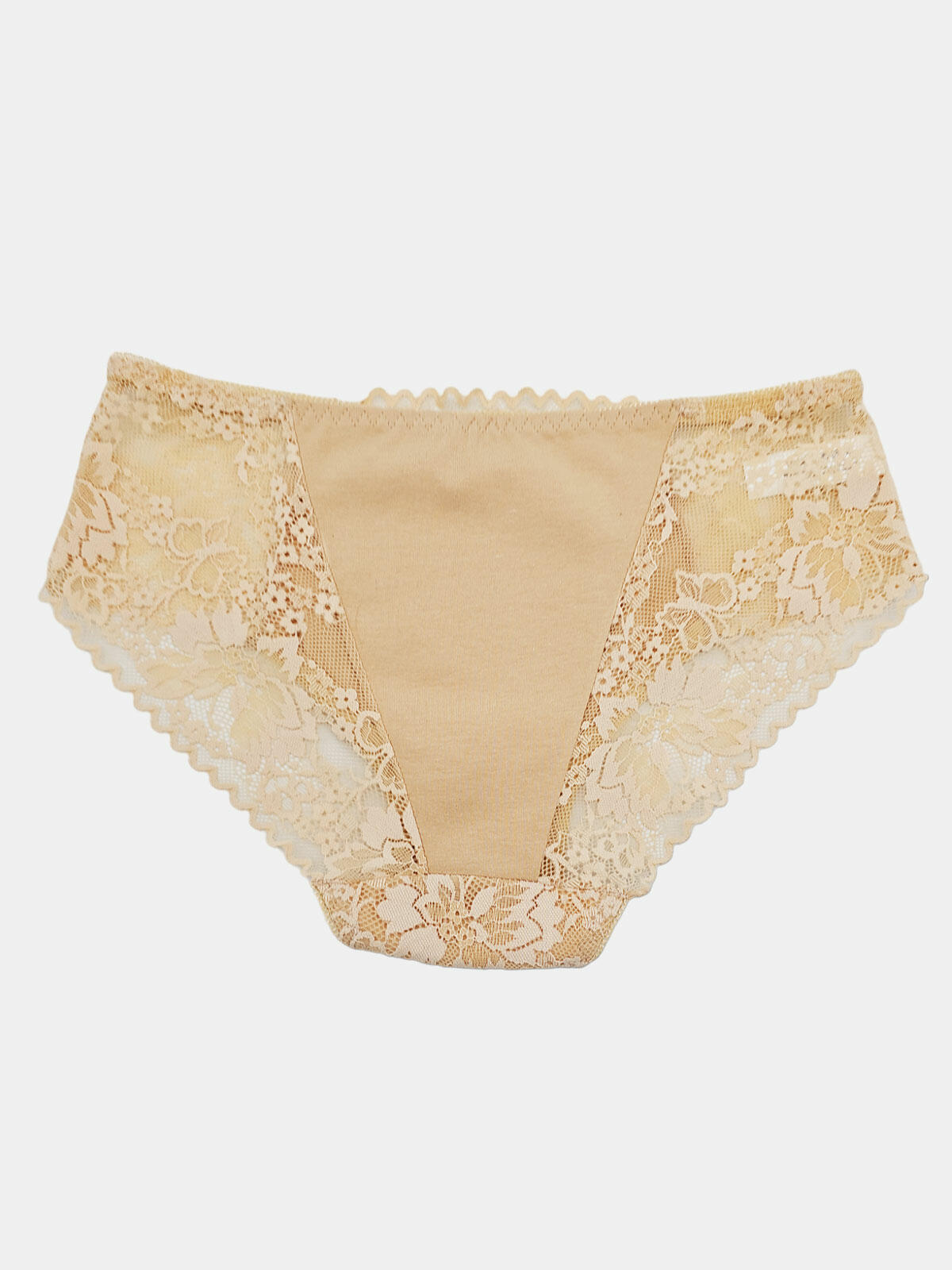 Majtki bawełniane z koronką