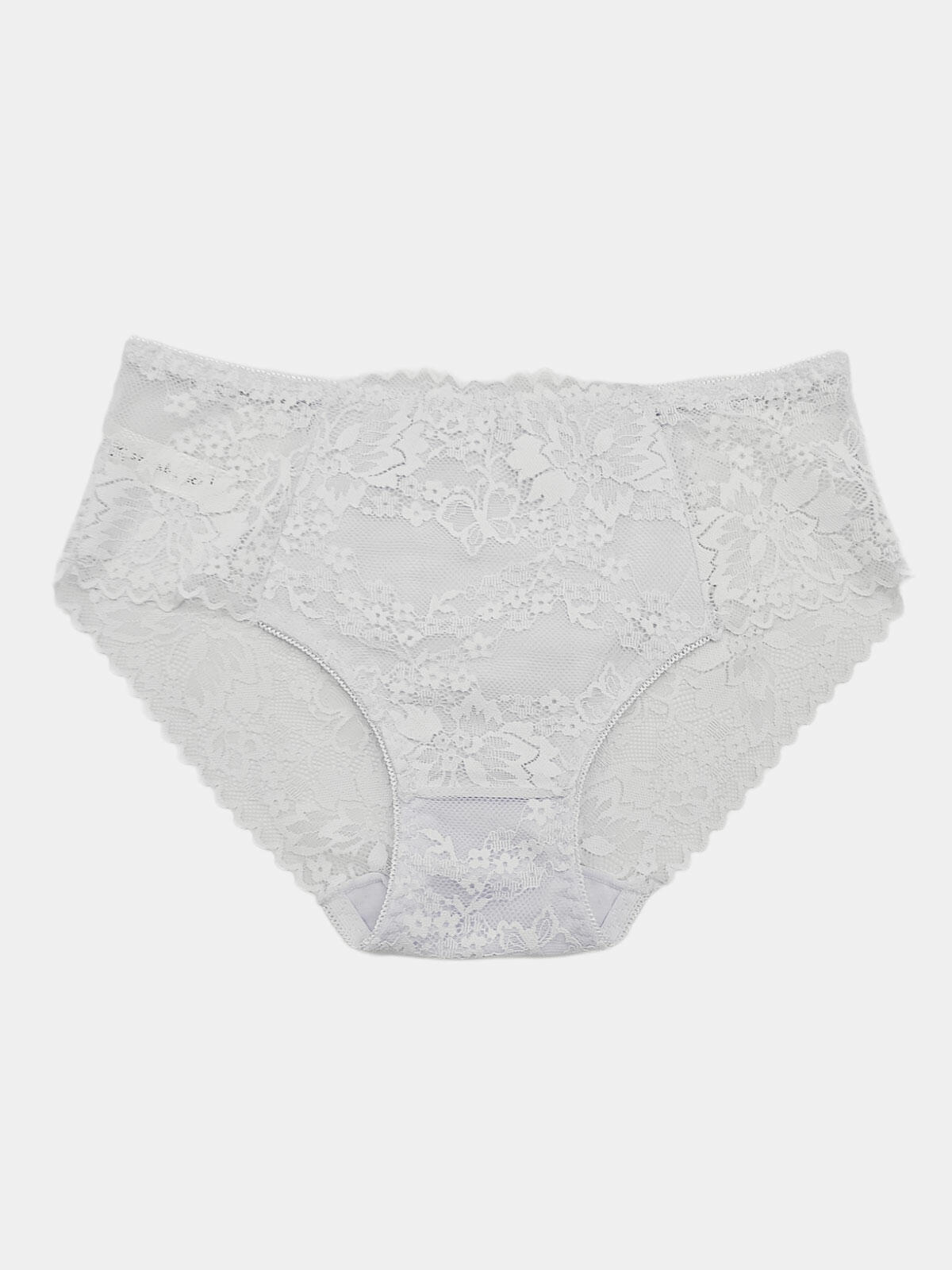 Majtki bawełniane z koronką