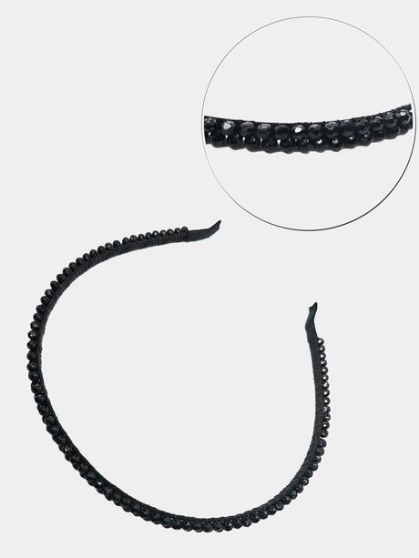 Opaska do włosów z kryształkami