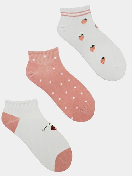 Skarpetki krótkie zakostki 3-pak 39-41