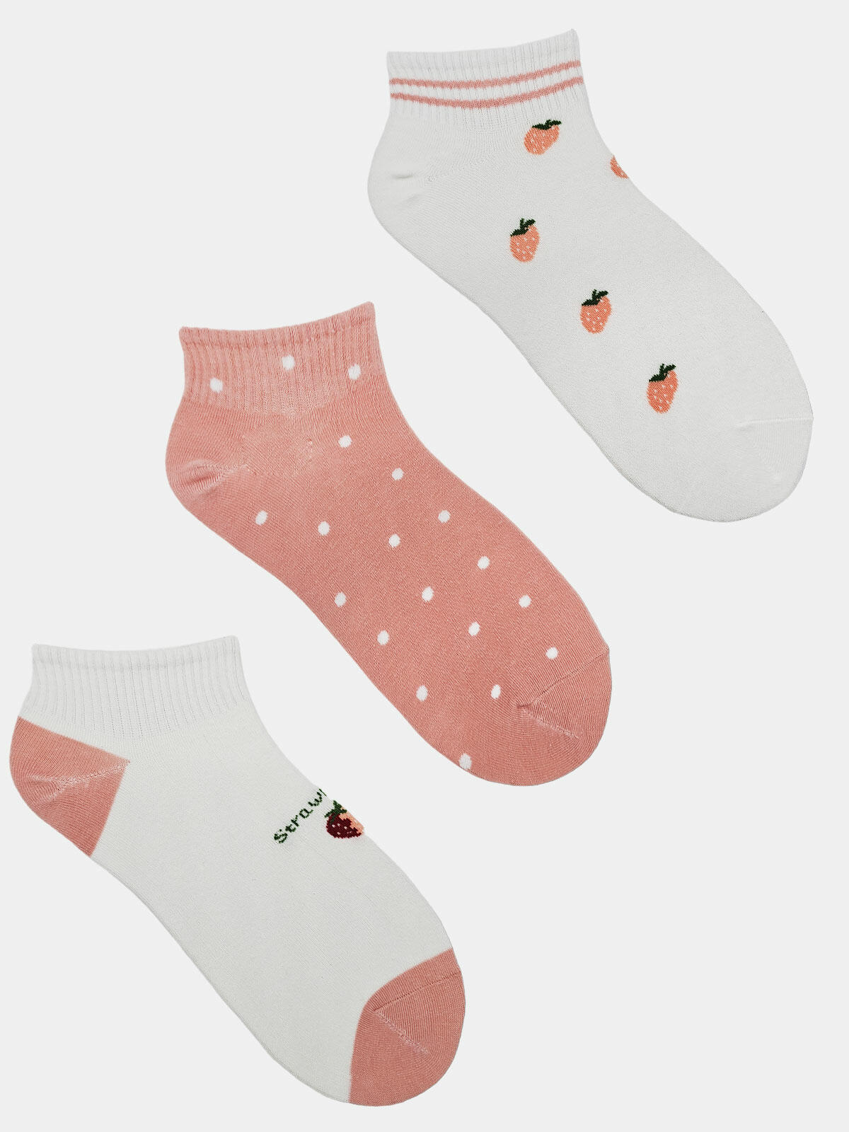 Skarpetki krótkie zakostki 3-pak 39-41