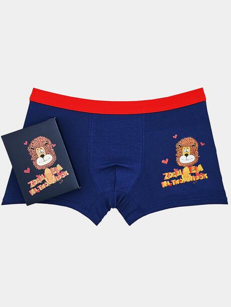 Walentynkowe bokserki męskie w pudełku na prezent