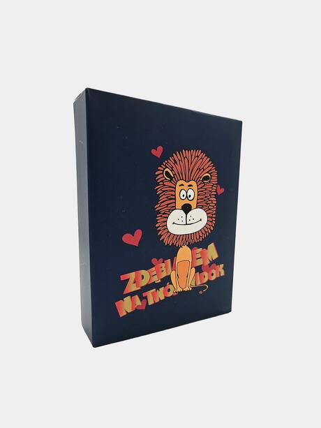 Walentynkowe bokserki męskie w pudełku na prezent