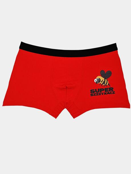 Bokserki z zabawnym napisem