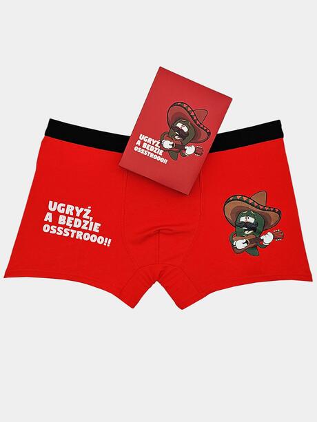 Walentynkowe bokserki męskie w prezentowym pudełku