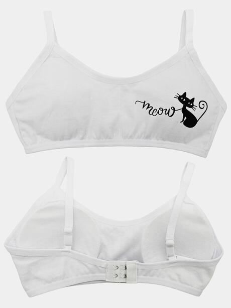 Bawełniany biustonosz młodzieżowy