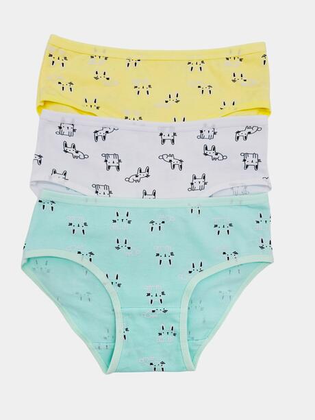 Bawełniane majtki 3-pak