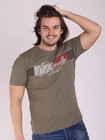Bawełniany T-shirt męski z nadrukiem