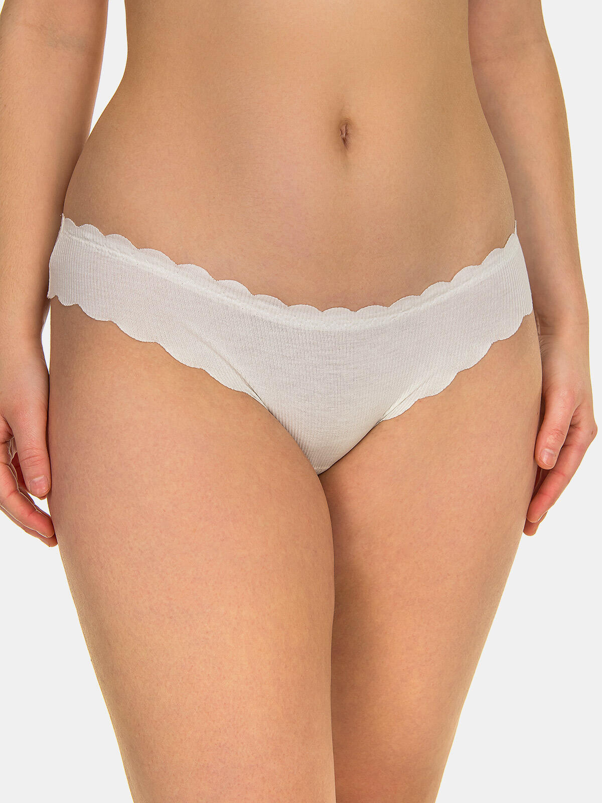 Majtki prążkowane bezszwowe 3-pak S