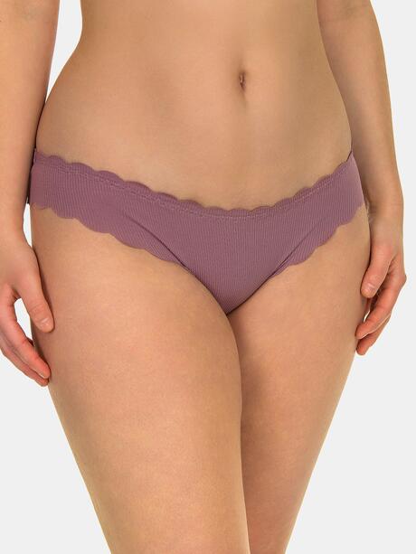 Majtki prążkowane bezszwowe 3-pak S