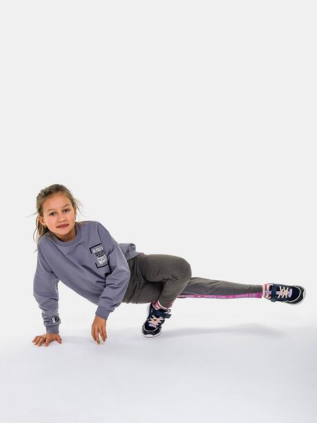 Legginsy z ozdobnym lampasem