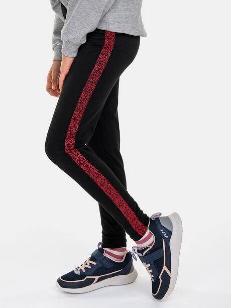 Legginsy z ozdobnym lampasem