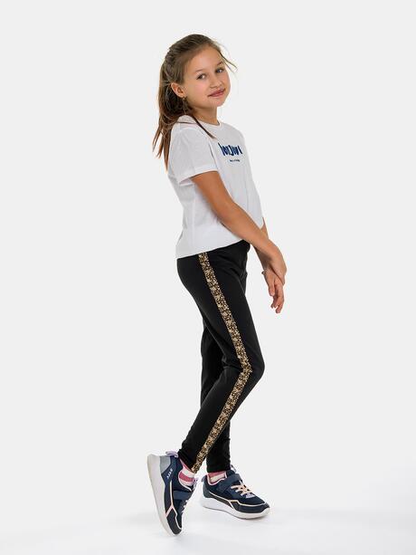 Legginsy z ozdobnym lampasem